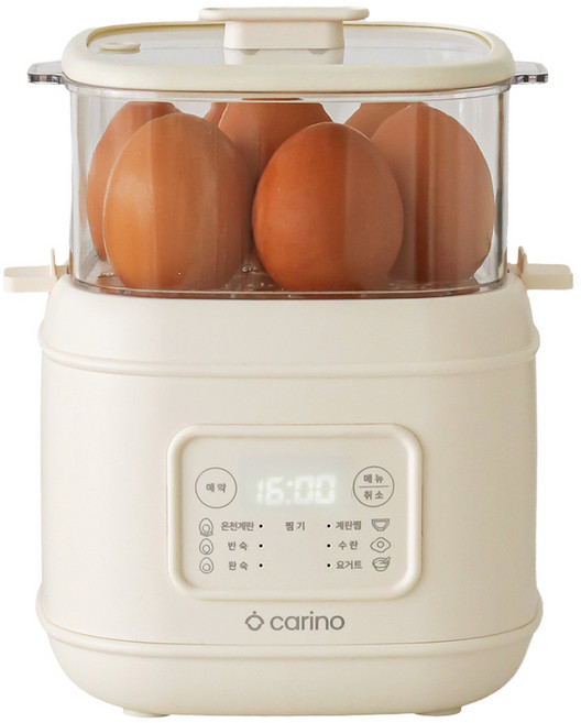 까리노 미니 2단 멀티 전기 계란찜기, CRNE-EG25