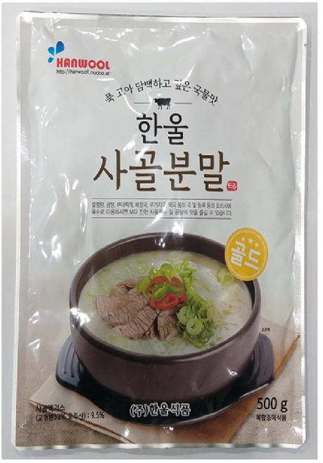한울식품 사골분말, 1개, 500g