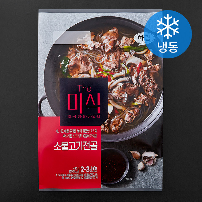 더미식 소불고기전골 2~3인분 (냉동), 420g, 1개