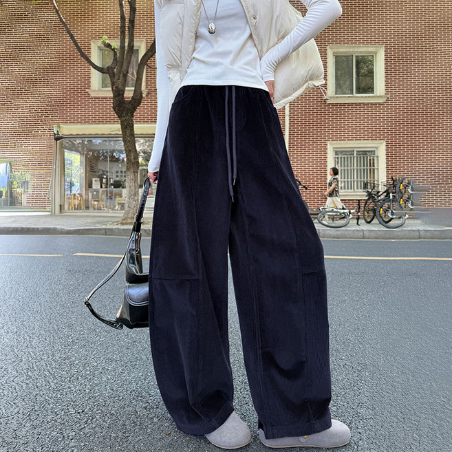 메이첼 여성용 리오라 코듀로이 커브 와이드 팬츠 11950