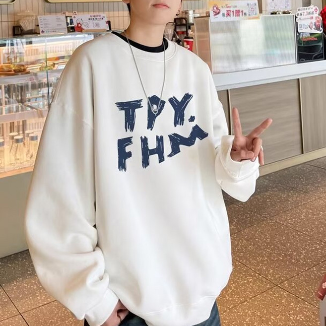 마켓에이 남성용 빅 알파벳 맨투맨 T25SS3-A1783