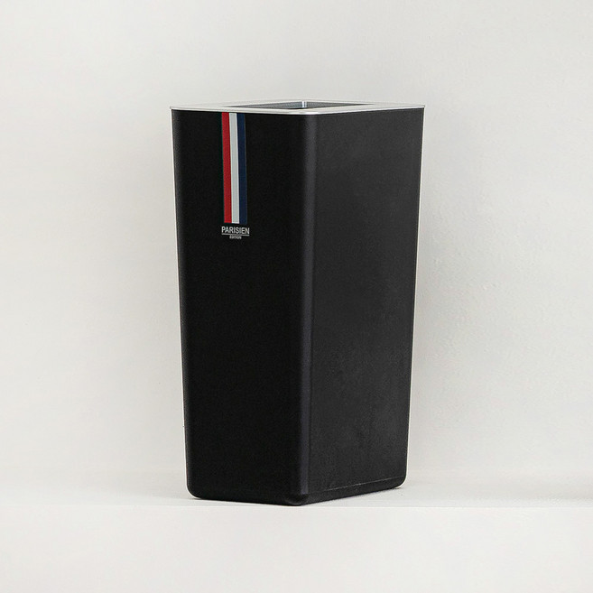 파리지앵 오픈 휴지통 사각, 블랙