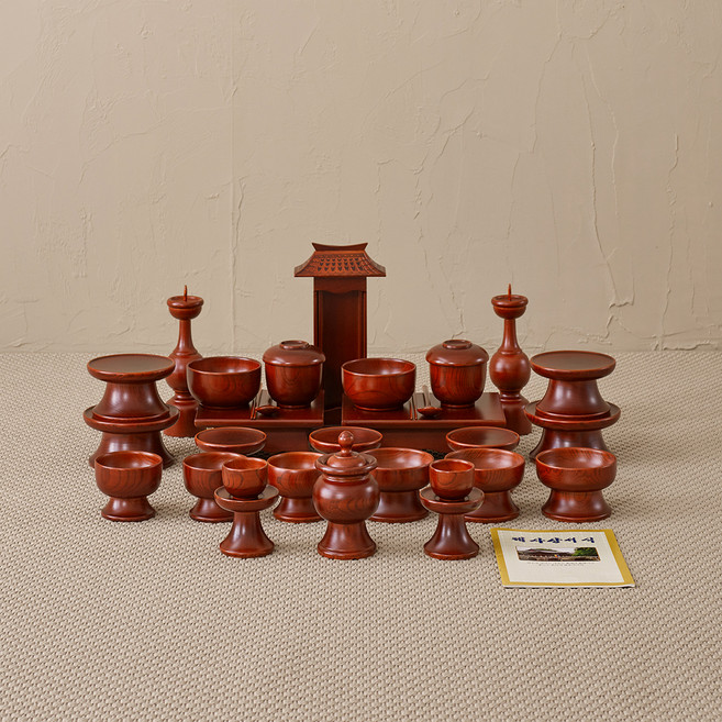 남원목기 물푸레 제기세트, 제기 33p, 1세트