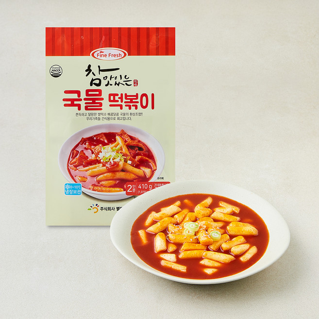 참맛있는 국물 떡볶이 2인분, 410g, 1개