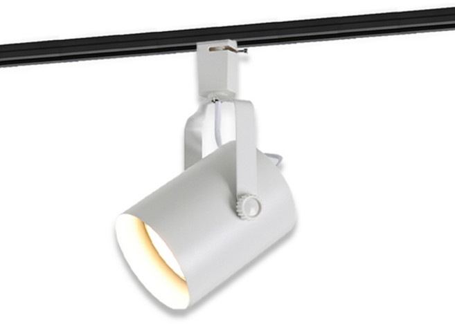 KDT 인테리어 레일용 등기구 원통형, 화이트, 1개