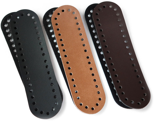 Teolsilnara 橢圓形迷你包底 3件組, 黑色 + 栗色 + 米白色, 1套