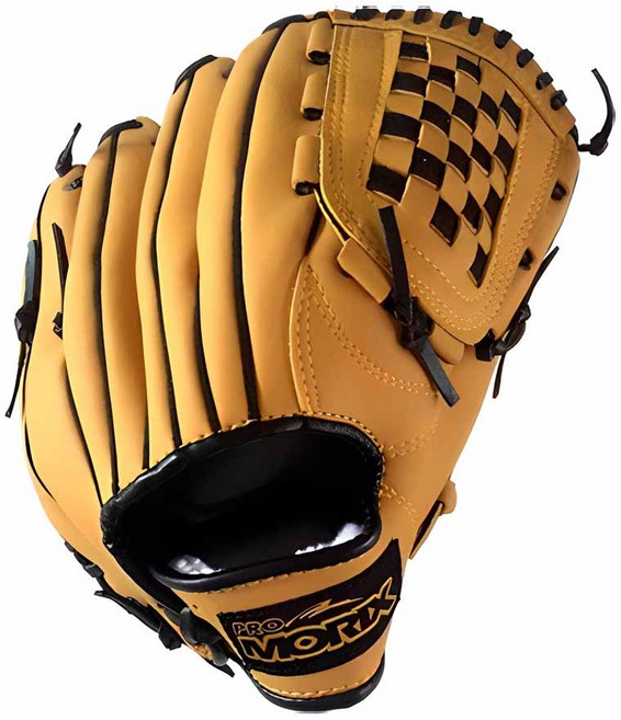 PRO MORIX 右投用棒球手套 12.5吋, 1入, 棕色