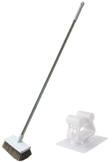 핌 커브 롱 밀대솔 하드 + 이지 벽걸이, 혼합색상, 1세트