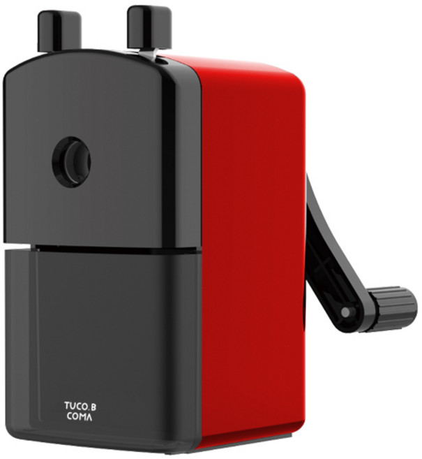 투코비 코마 점보연필겸용 연필깎이 TC-M1, 레드, 1개