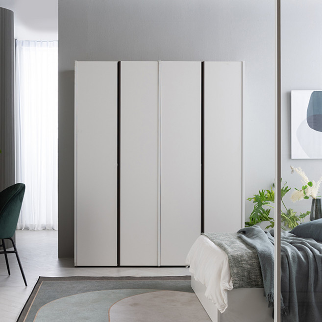 리바트 토피 1600 일반형 일반도어 옷장 행거형 A + B 세트 방문설치, 화이트