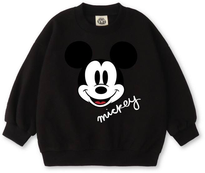 벤힛 아동용 디즈니 미키 오버핏 특양면 맨투맨 스웨트셔츠 DNMKOT2004F