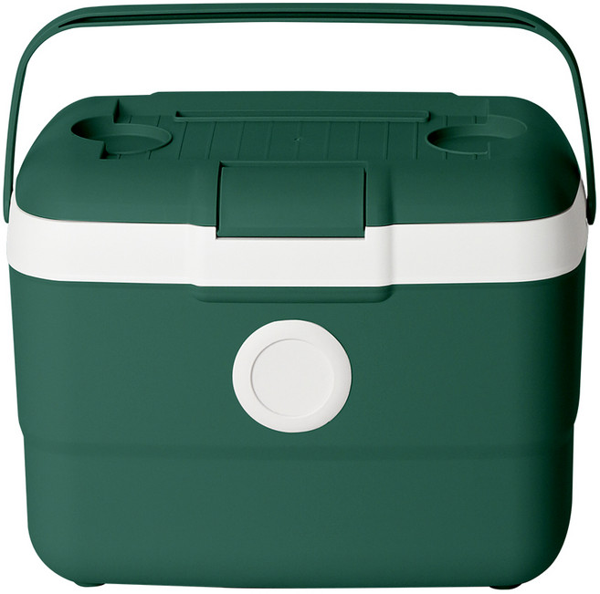 올리빙 도트 테이블 아이스박스, 모스그린, 25L