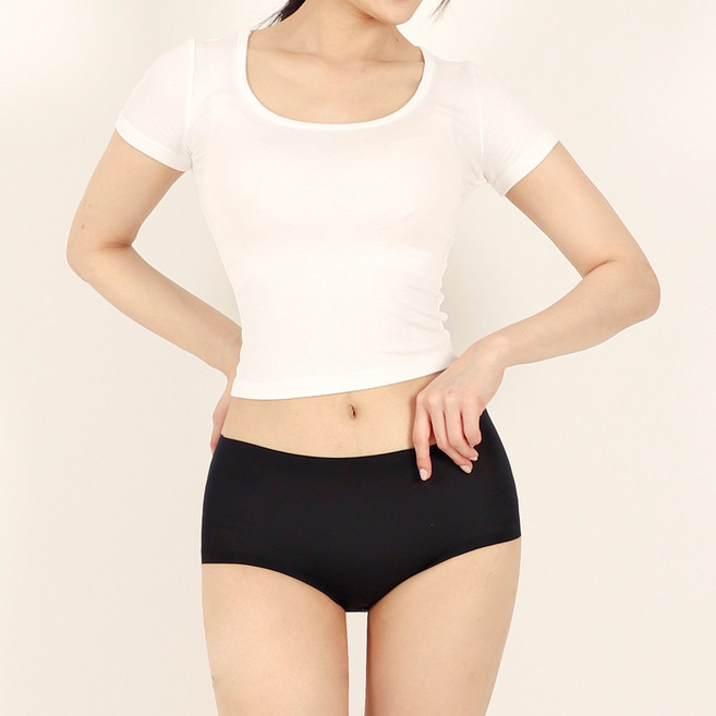 테라우드 여성용 더 클래식 무봉제 누디 골반팬티 2p