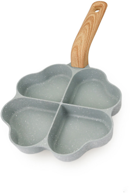 나리히라 인덕션 하트 에그팬 그린, 21cm, 1개