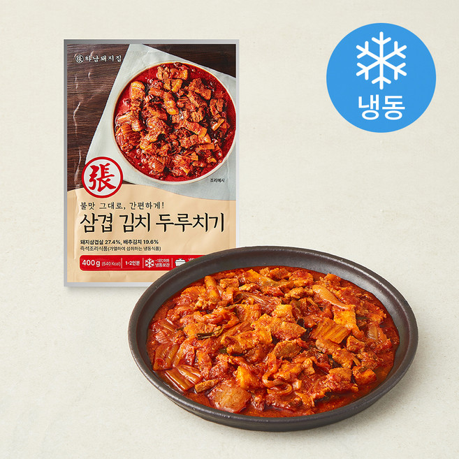 하남돼지집 삼겹 김치 두루치기 (냉동), 400g, 1개