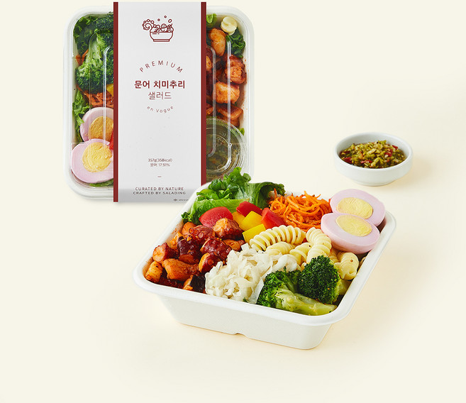 샐러딩 문어 치미추리 샐러드, 357g, 357ml, 1개