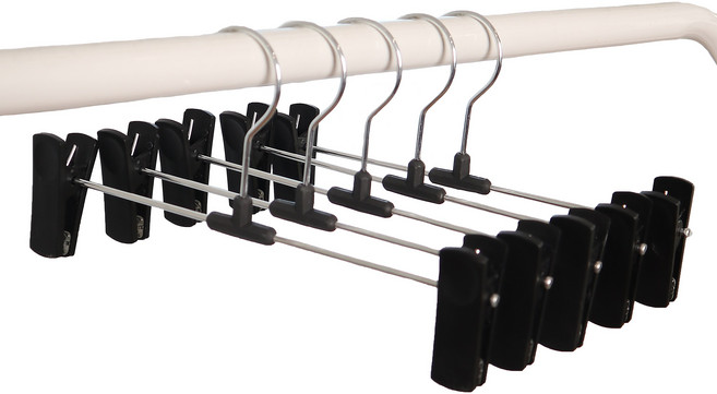 씨인크 T자 바지걸이, 블랙, 20개