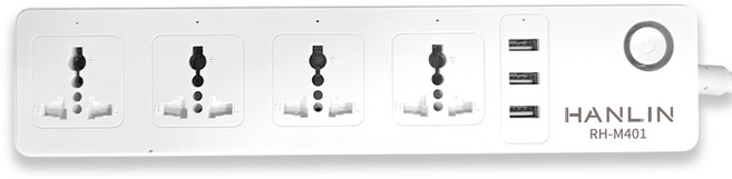 HANLIN 智能WIFI萬用孔開關插座 RH-M401, 1條