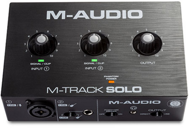 엠오디오 M Track Solo 오디오 인터페이스, 혼합색상