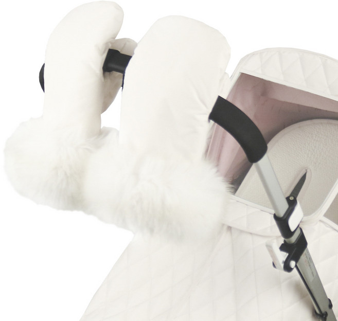 와우베이비 유모차 퍼 핸드머프, 1개, 아이보리