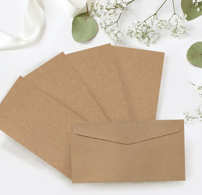 From&To 牛皮紙信封 FB101, 米色, 50個
