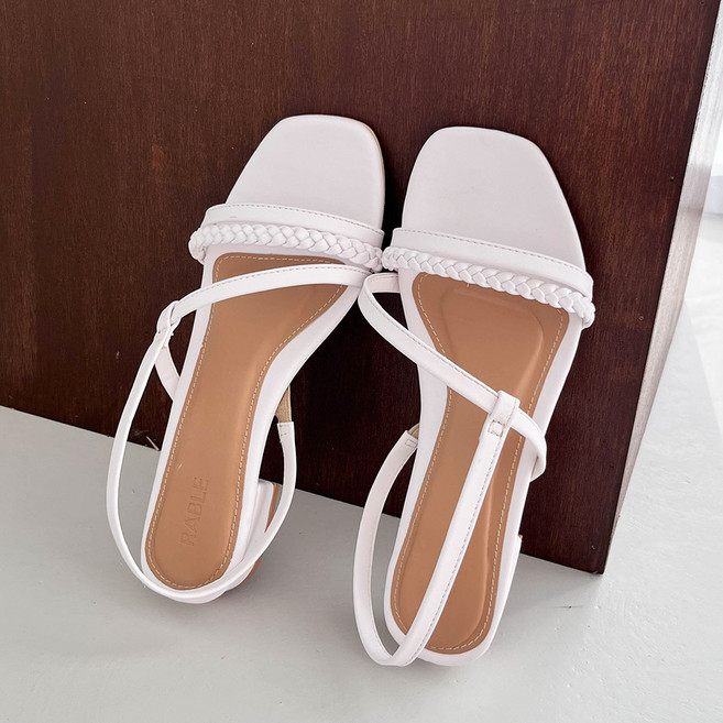 라블 여성용 네츄럴 스트랩 샌들