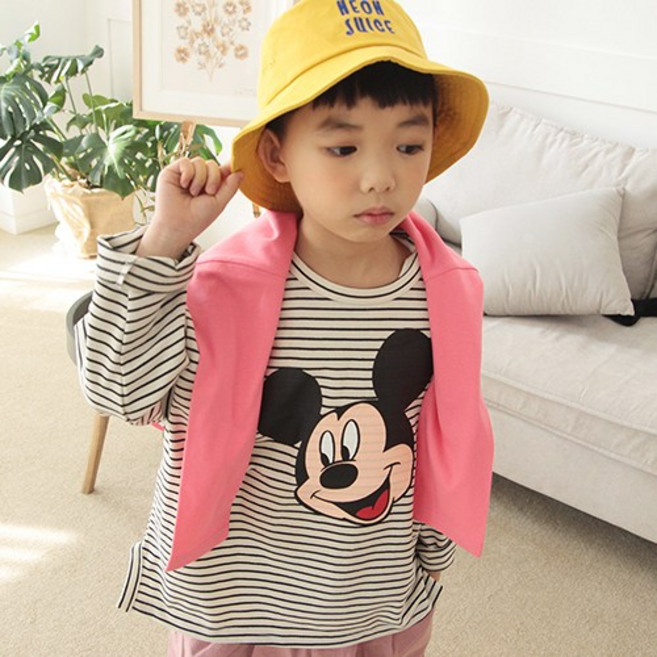 소년마켓 아동용 트임 빅미키 티셔츠