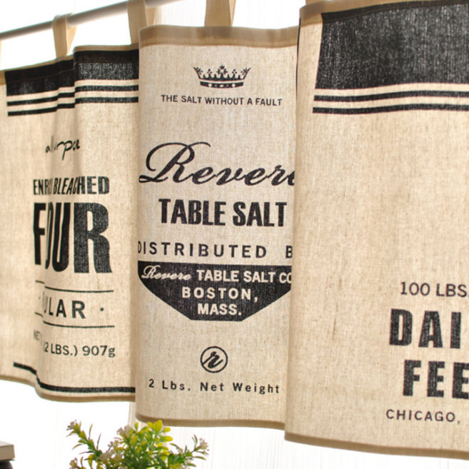 마켓감성 심플 린넨 바란스 커튼