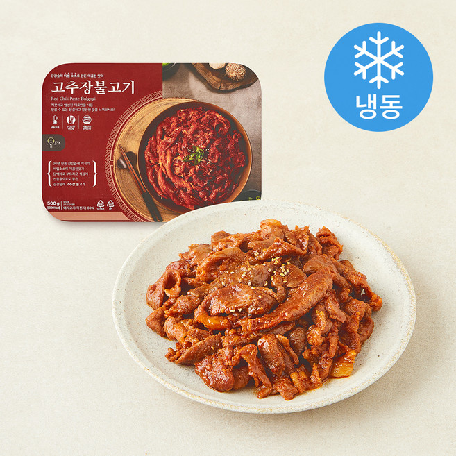 강강술래 고추장 불고기 (냉동), 500g, 1개