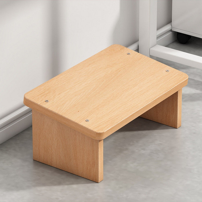 맙소샵 MDF 사선각도 가정 사무실 발받침대 HR2582, 오크40