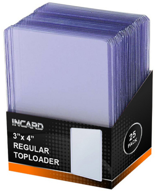 인카드 하드 탑로더 25p, 투명, 1세트
