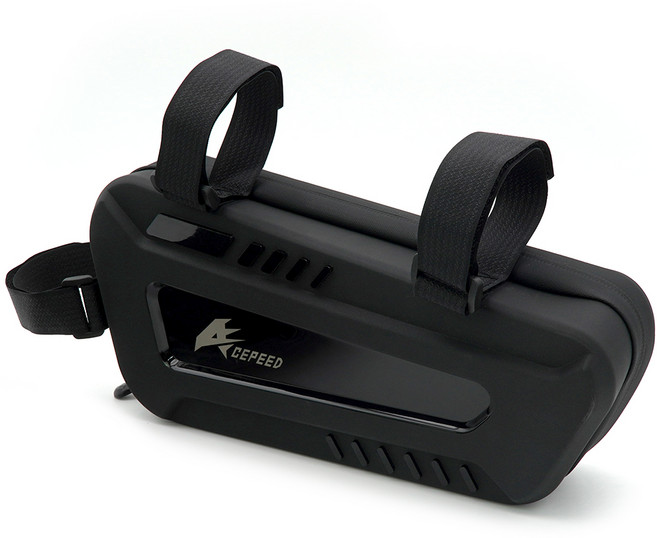 에이스피드 자전거 삼각 가방, 블랙, 1개