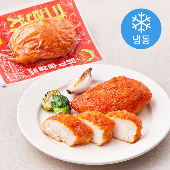 네꼬닭 크런치 닭가슴살 매콤칠리맛 (냉동), 90g, 1개입, 5개