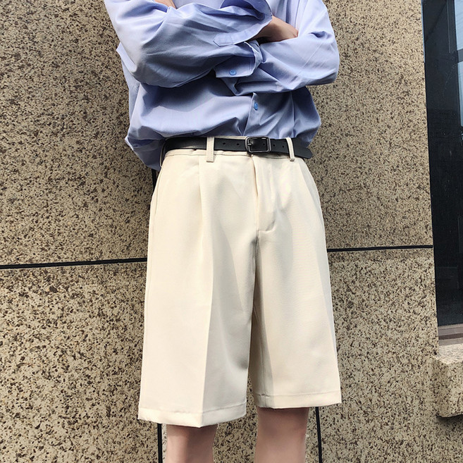 男士 DM 寬鬆版型五分西裝褲