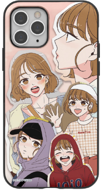 취향저격그녀 자석 카드 휴대폰 케이스