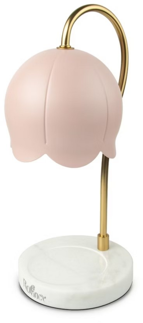 Rofancy 洛帆晞 唯美浪漫花瓣融蠟燈 大理石底座 可調光, 浪漫粉藕