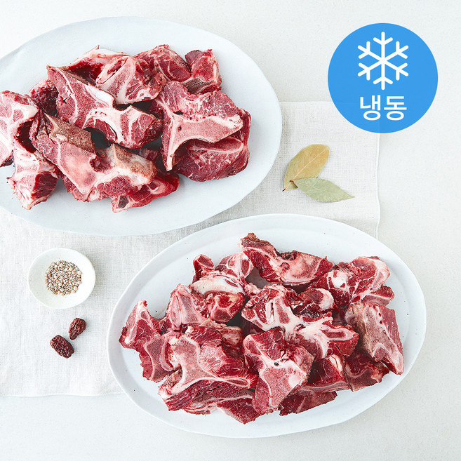 미국산 소 목뼈 찜 / 탕용 2개입 (냉동), 1개, 4kg