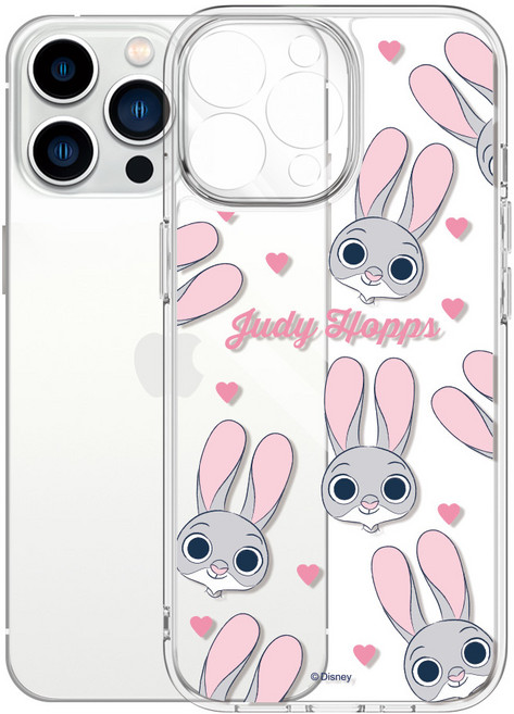 ZOOTOPIA 動物方城市 迪士尼朱迪圖案全蓋透明手機殼