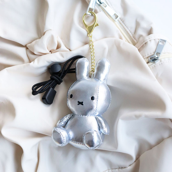 매니어리틀 미피 키링, 11cm, 실버, 1개