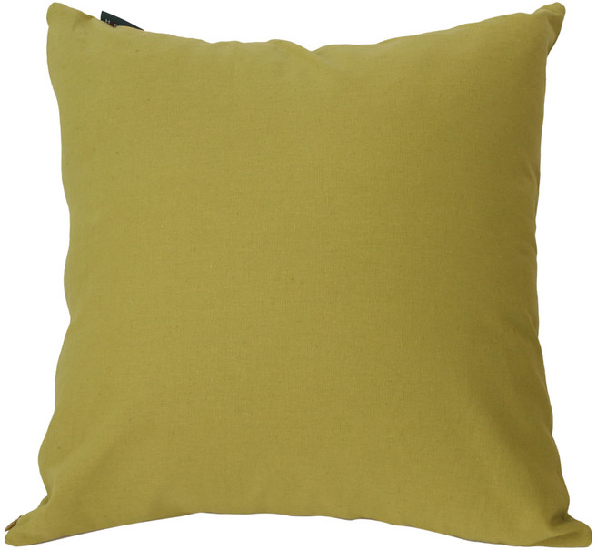 해피툴 베이직 비비드쿠션2 린넨무지 커버 + 솜 세트, 올리브