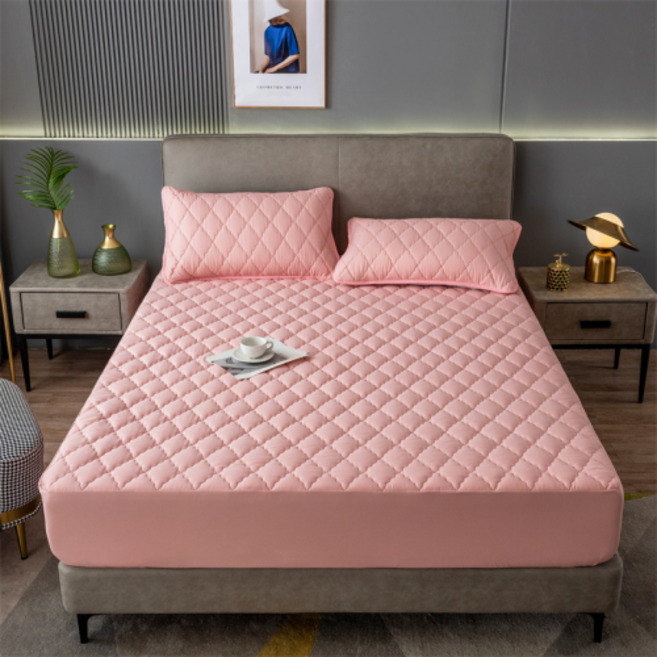 루카모 프리미엄 누빔 방수 매트리스 커버 200 x 200 cm