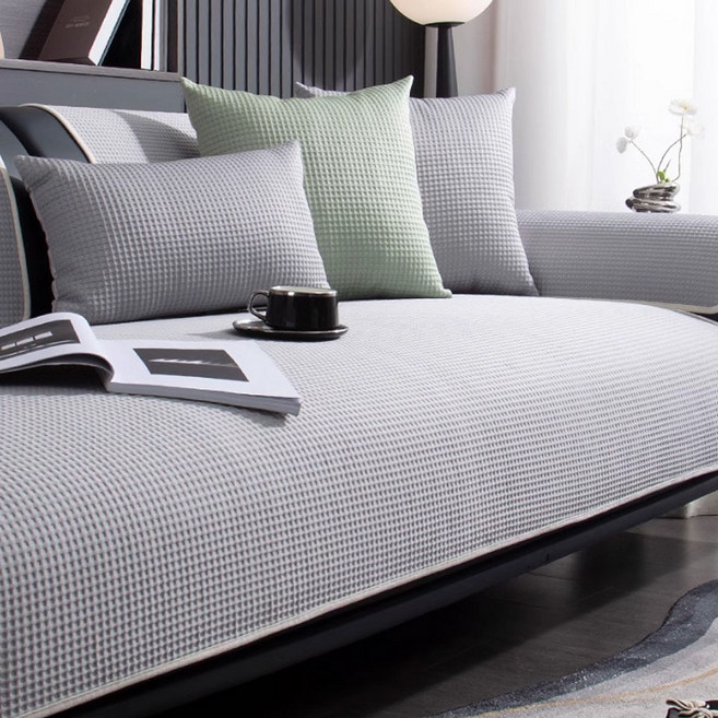 지앤와이 와플 엠보싱 쿨링 기계세탁 소파패드