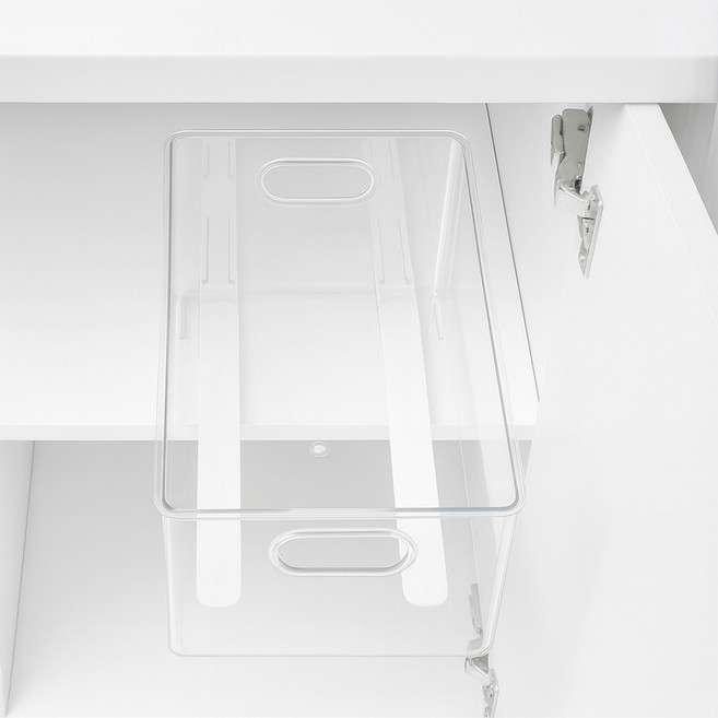 집사람 무타공 슬라이딩 레일, 화이트, 2개