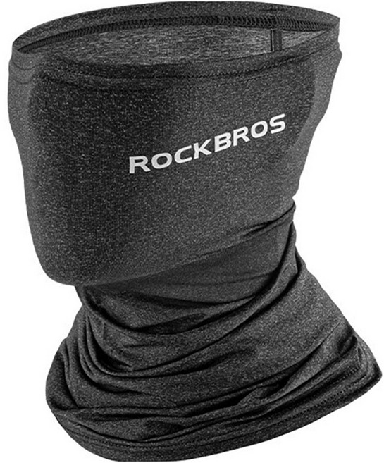 ROCKBROS 洛克兄弟 冰絲防曬圍脖套護耳款 WB-001B003, 1個, 麻灰色