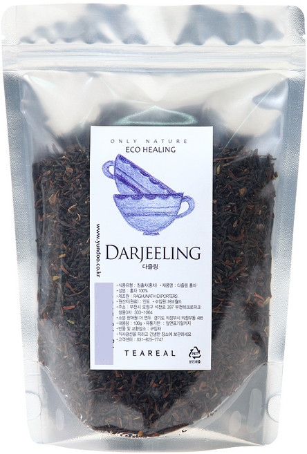 티리얼 다즐링홍차, 100g, 1개, 1개입