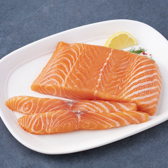 모위 프리미엄 생연어 횟감용 (냉장), 1개, 500g