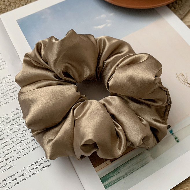 모이르벨라 여성용 몽블랑 새틴 빅 헤어슈슈