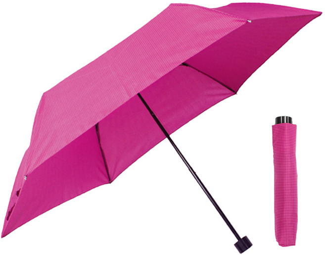 송월우산 3단 미니 하운드 체크 우양산