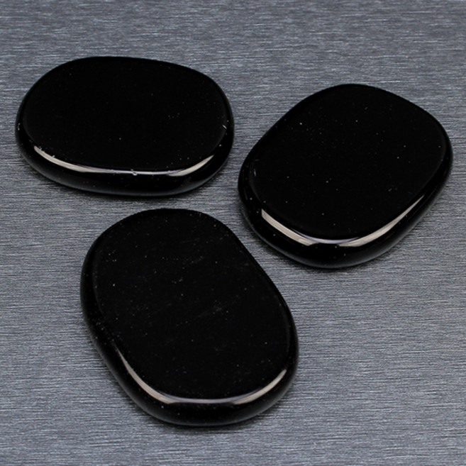 흑요석 테라피 핸드스톤 랜덤발송, 3개, 30g