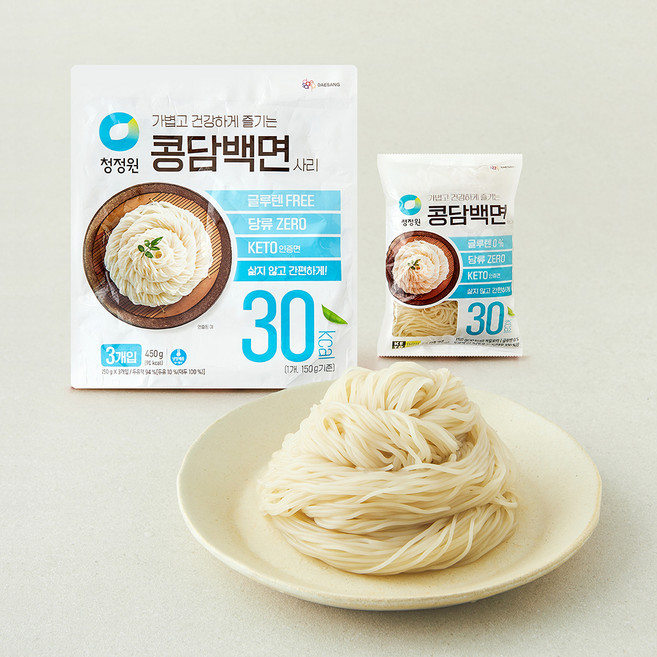 청정원 콩담백면 150g 3개입, 450g, 1개